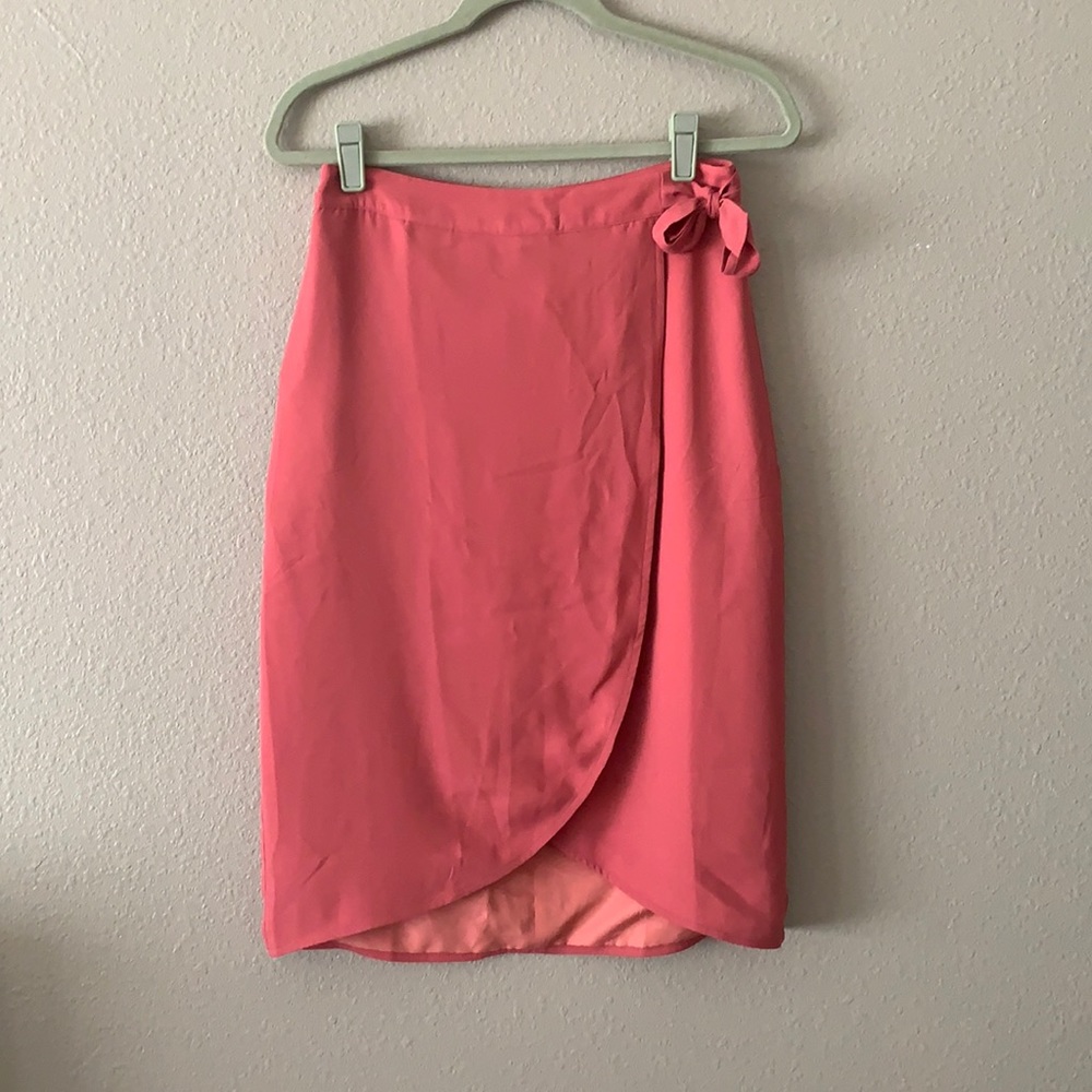 NWT J Crew Faux Wrap skirt